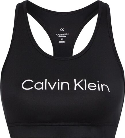ТОП теннисный Calvin Klein Medium Support Sports Bra - черный