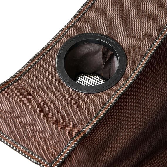 Кресло складное NISUS коричневый 120 кг N-251-B (пр-во ГК Тонар)