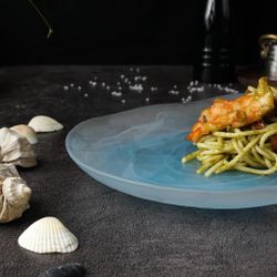 Блюдо овальное 36*20*3 см   матовое стекло P.L. Proff Cuisine [4]