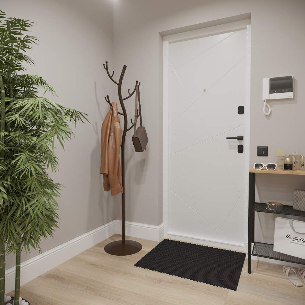 Вешалка напольная "Дерево" коричневая