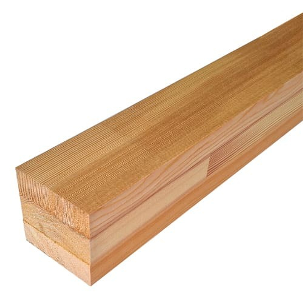 Брус клееный радиальный из лиственницы 84x86 фото 2