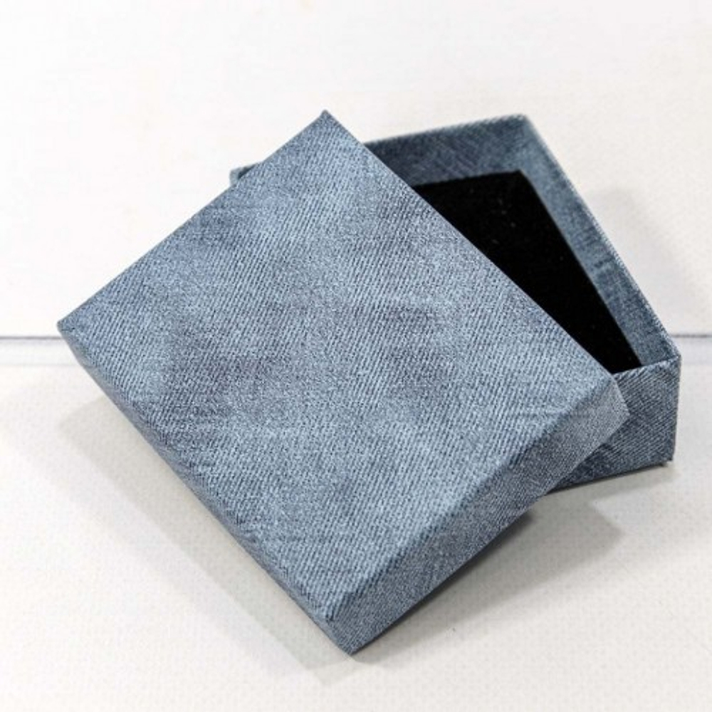 Коробка Ювелирная 7х9х2.8 см (Синий)