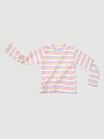 Лонгслив Mjölk Полоска розовая