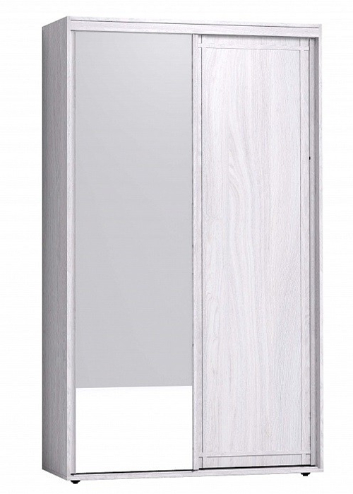 Шкаф-купе с зеркалом Sherlock 303 Ясень анкор светлый