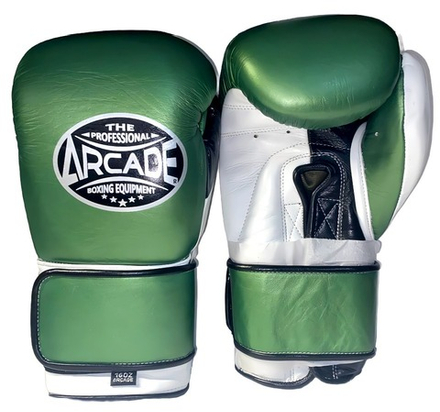 Боксерские перчатки Arcade white_green_black