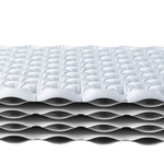 Коврик надувной Naturehike 183х58х7 см, овальный, серебристый карбон