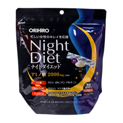 Orihiro "Night Diet" Ночная диета на 20 дней, 3 гр х 20 стиков.
