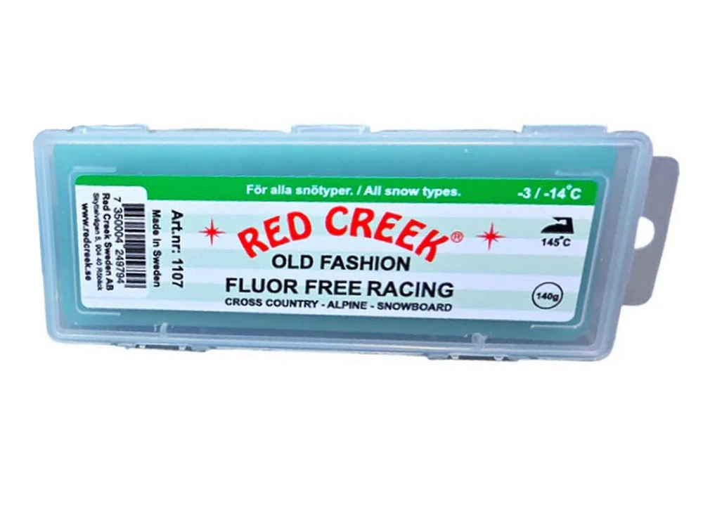 Парафин FFR RED CREEK 1107 FLUOR FREE RACING GREEN зел. -3°/-14°С 140г