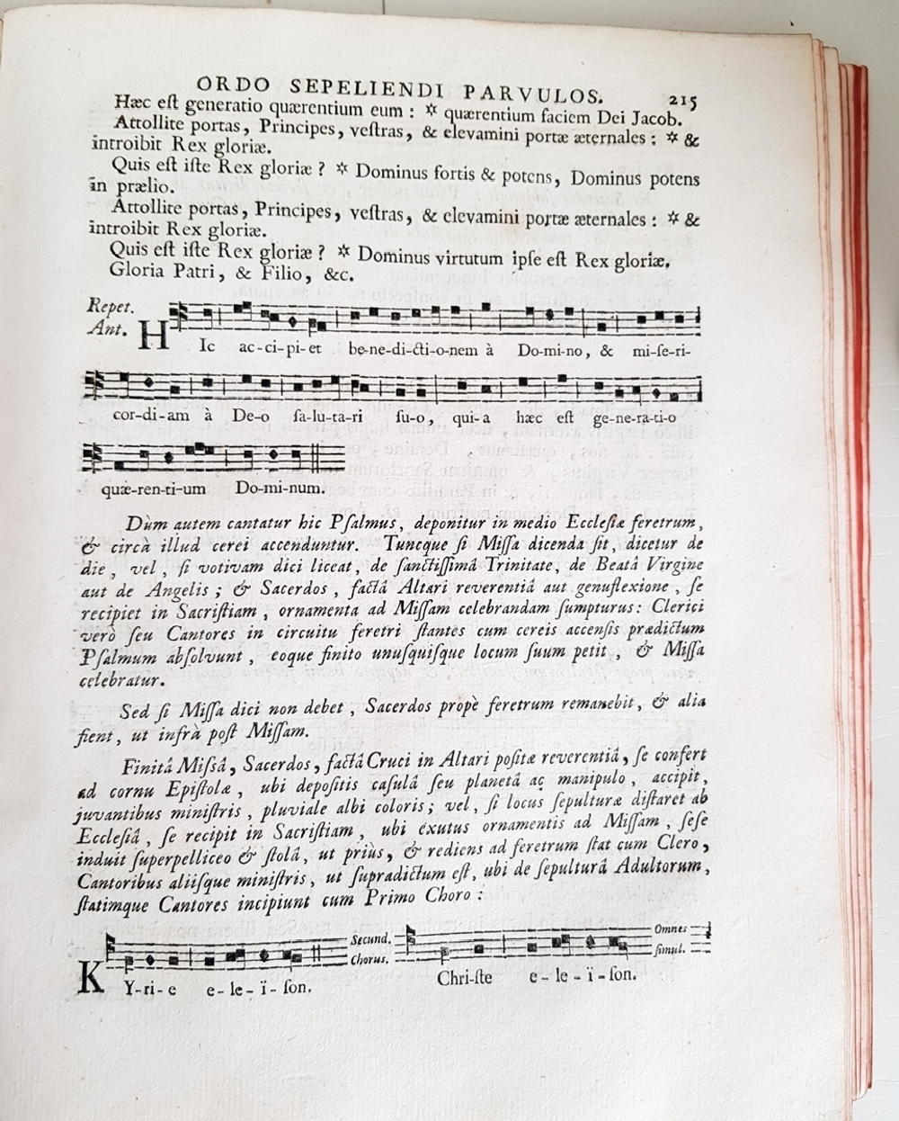 "Rituale Argentinense. (Аргентинский ритуал)"  1742 г.  Антикварная книга