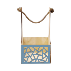 Ящик малый орнамент "треугольник" 14*12см  1шт.