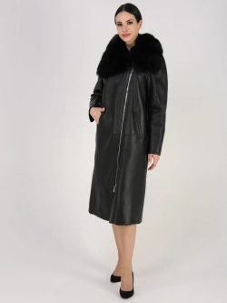 Дубленка зимняя натуральная длинная