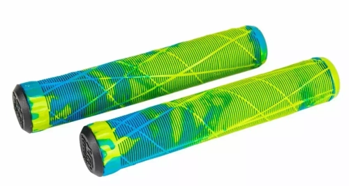 Ручки самоката (трюк) с барендами Fish 170mm зелен./синие 294354