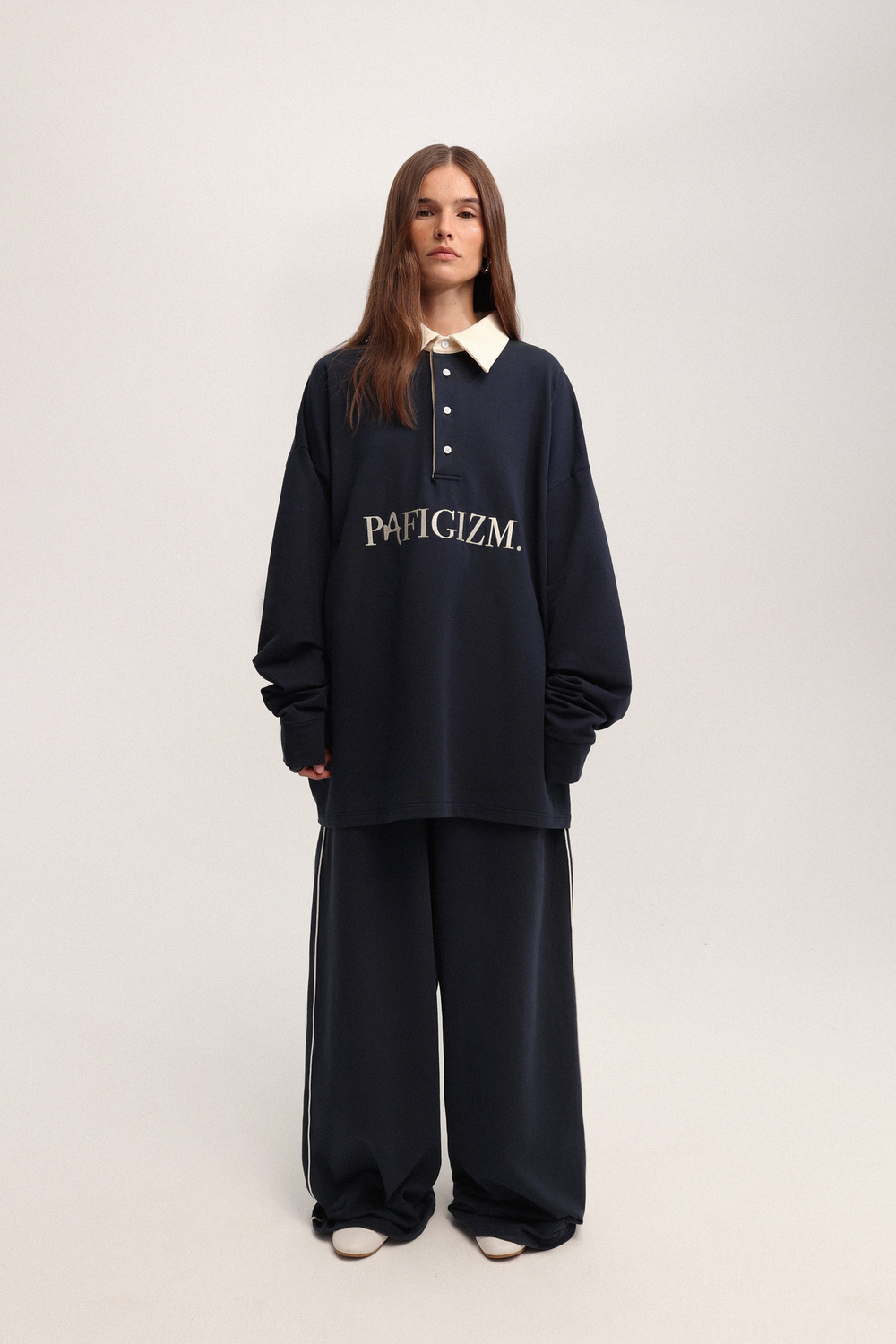 Джемпер поло с вышивкой