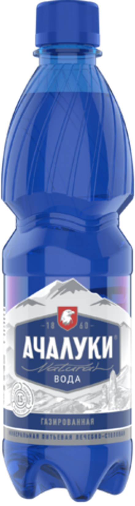 Газированная минеральная вода "Ачалуки". ПЭТ. 0,5л. 1/12
