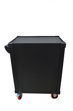 Инструментальная тележка с инструментом GW-7ST2 Black (Great Wolf, 324поз), 7 ящиков, увеличенные колеса с тормозом, ЦЗ, усиленная