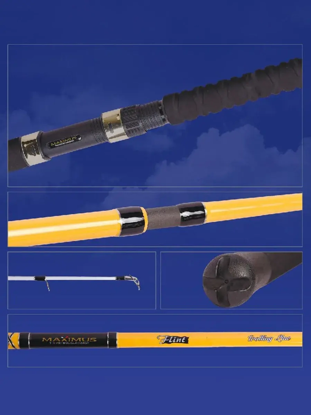 Удилище троллинговое Maximus FLINT 702M 2.1m 15-40lb