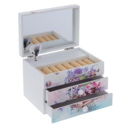 GAEM Шкатулка для украшений музыкальная, L17 W12,5 H13 см