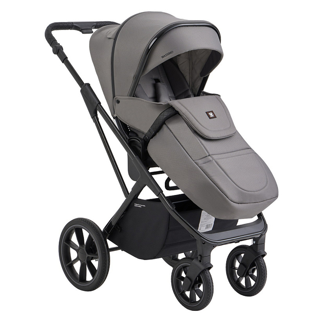 Коляска 3в1 SBL Massimo Grey