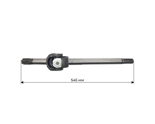 Вал карданный (полуось) переднего моста 244 Z-6/6, d-28/32 мм. (оригинал)