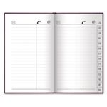 Телефонная книжка А5 (136х202 мм), BRAUBERG "Imperial", под гладкую кожу, 96 л., вырубной алфавит, темно-коричневая, 123869