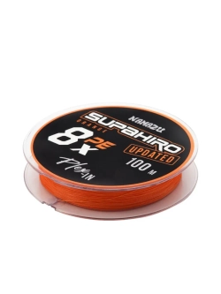 Шнур плетеный "Supahiro" 8Х, L-100 м