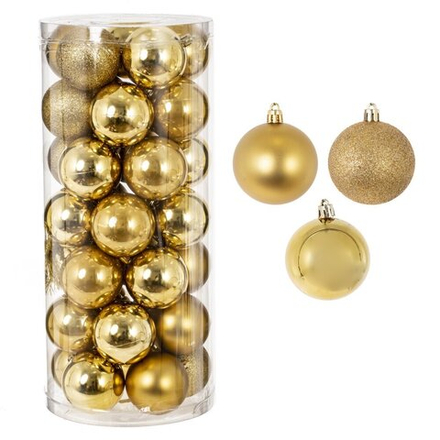 GAEM Набор из 35шт Украшение новогоднее "Шар", D 6 см, L16 W16 H36 см