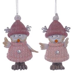 GAEM Фигурка декоративная подвесная "Сова", L5 W4,5 H10 см, 2в.