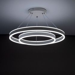 Citilux Дуэт CL719640 LED Люстра подвесная с пультом Белая