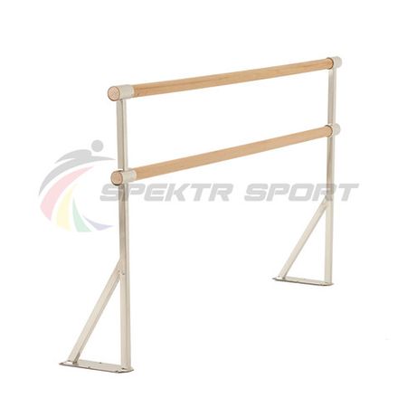 Хореографический станок двухрядный напольный Фуэте Бук