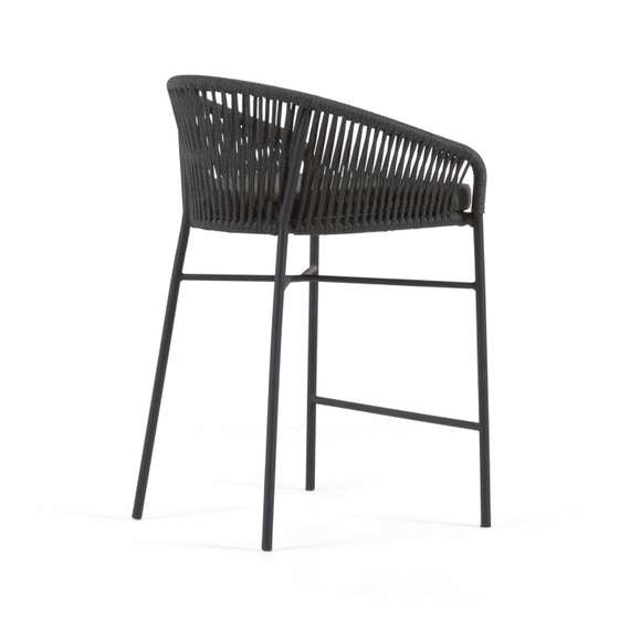 Полубарный стул Yanet черный