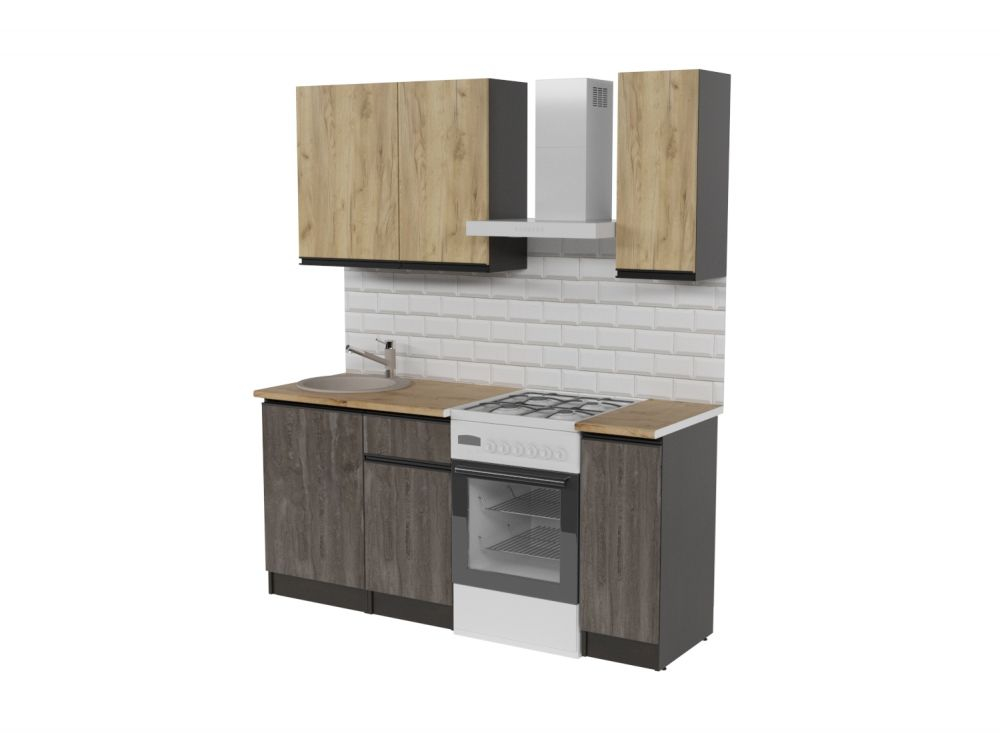 Кухонный гарнитур Адажио лайт 1200 мм