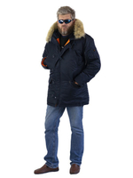 Парка флисовая N3b Husky19 Rep.Blue