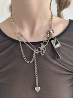 metal mix necklace