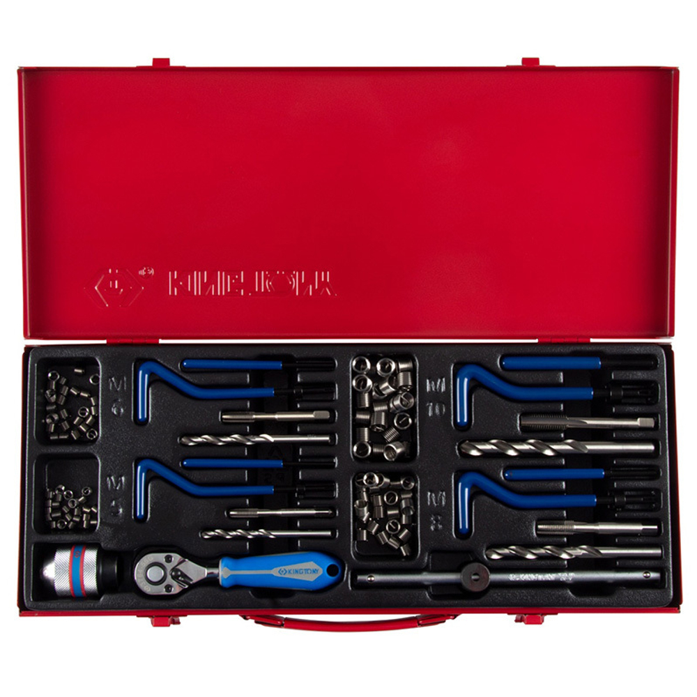 KING TONY (11311MQ02) Набор для восстановления резьбы М5-10