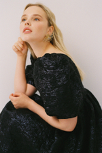 Royal black dress