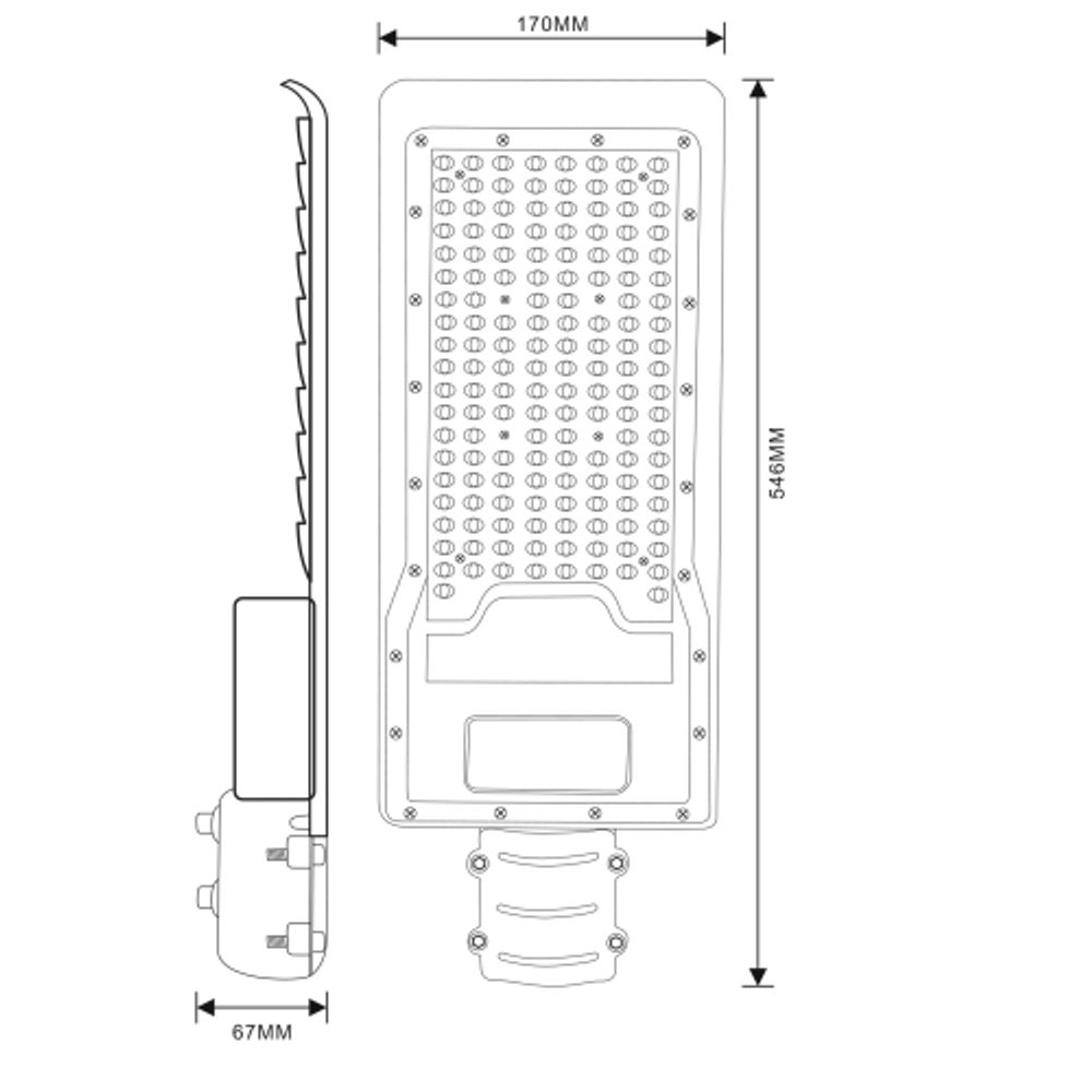 Светильник уличный светодиодный ЭРА SPP-502-0-50K-120 120Вт 5000К IP65 КСС Ш