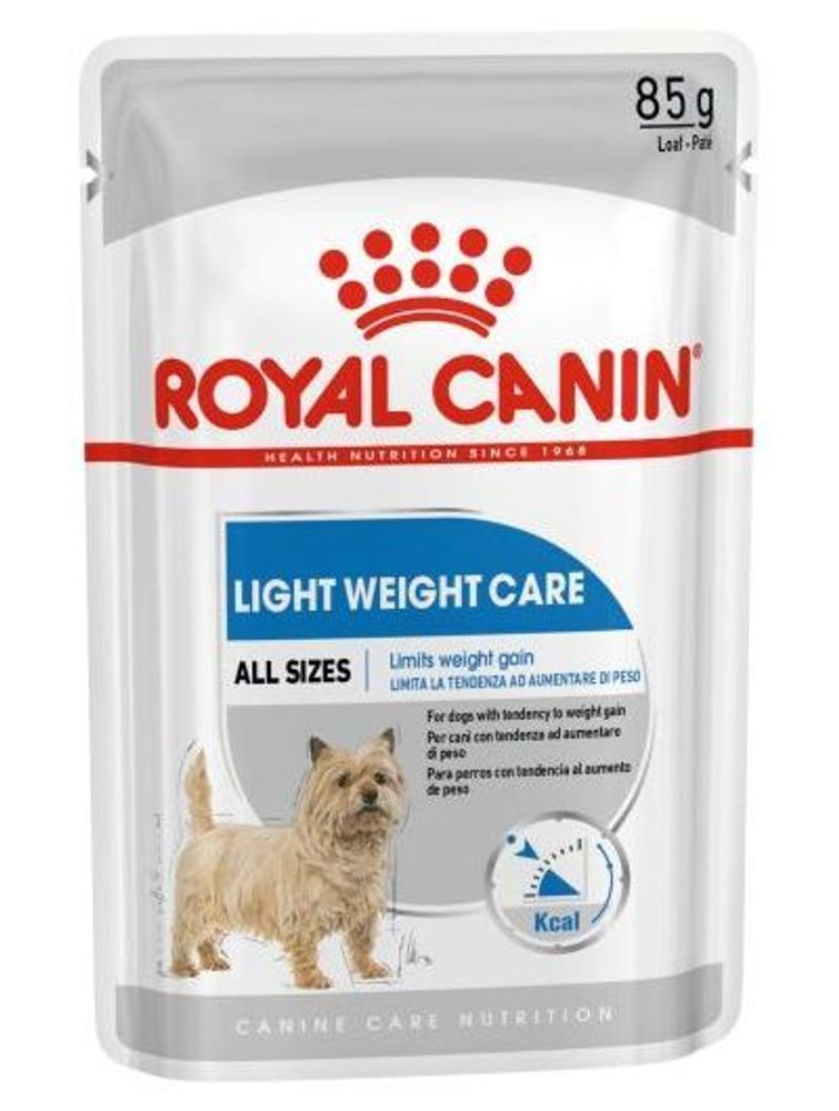 Royal Canin 85г Light weight консервы паштет для собак низкокалорийный