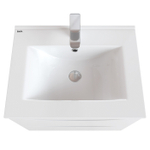 Тумба с умывальником IDDIS Cloud, подвесная, 60 см, белая, CLO60W0i95K