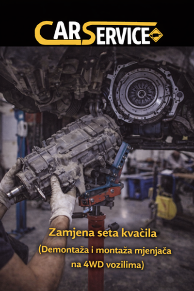 Clutch Kit Replacement (Transmission R&I for 4WD Vehicles)