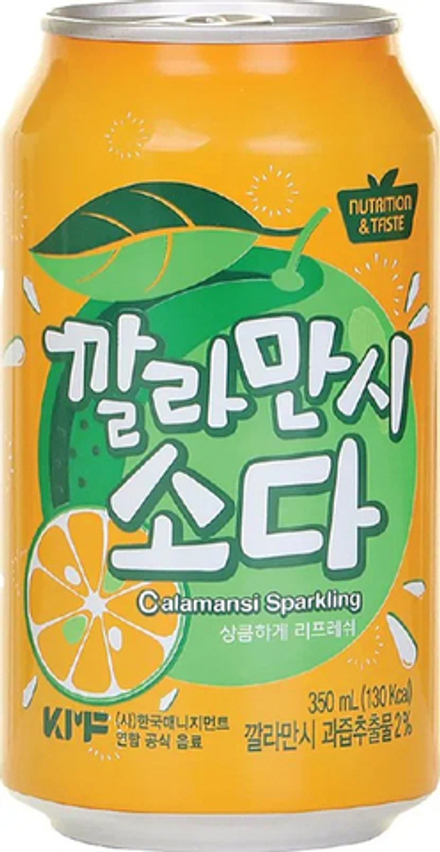 Газированный напиток Бохэ Спарклинг Каламанси / Bohae Sparkling Calamansi 0.35 - банка