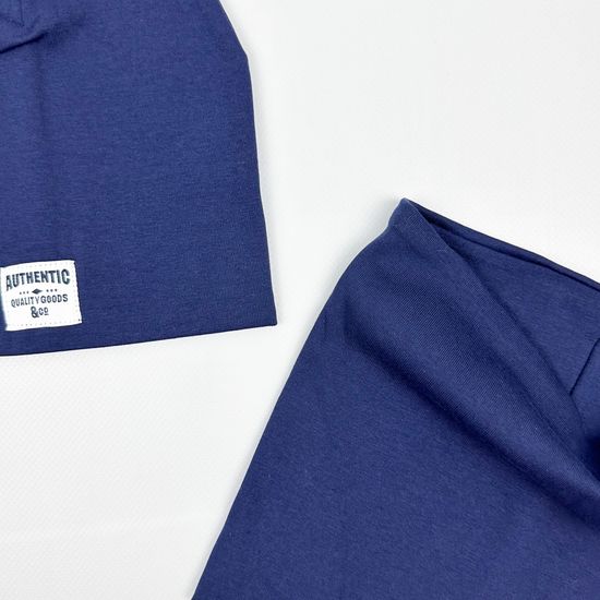 Комплект двухслойный (плотный), Темно-синий