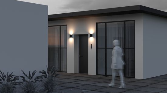 Уличный настенный светильник Outdoor O303WL-L10GF3K