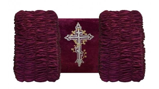 Обивка внешняя бархат БОРДО Термокрест серебро