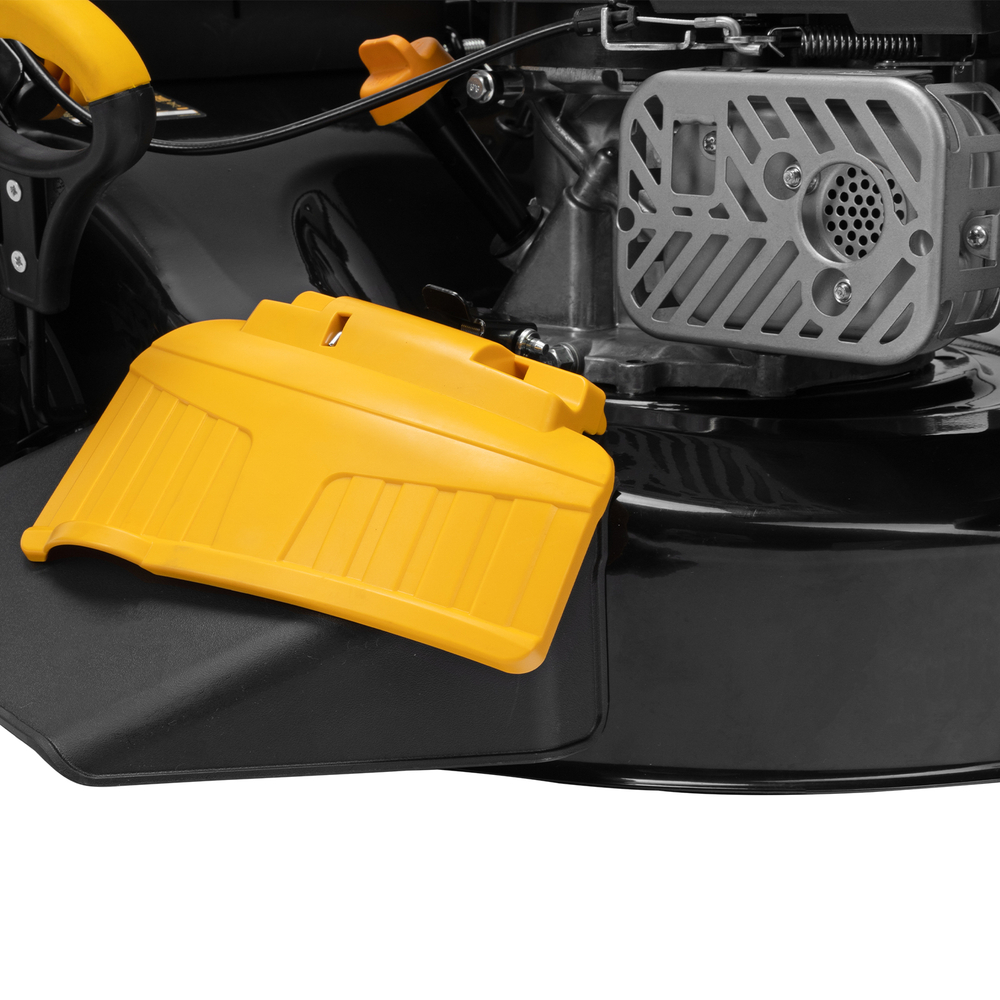 Бензиновая газонокосилка GLT-460SP-T, Trike 149 см3, 46 см, привод, панель, 60л Denzel