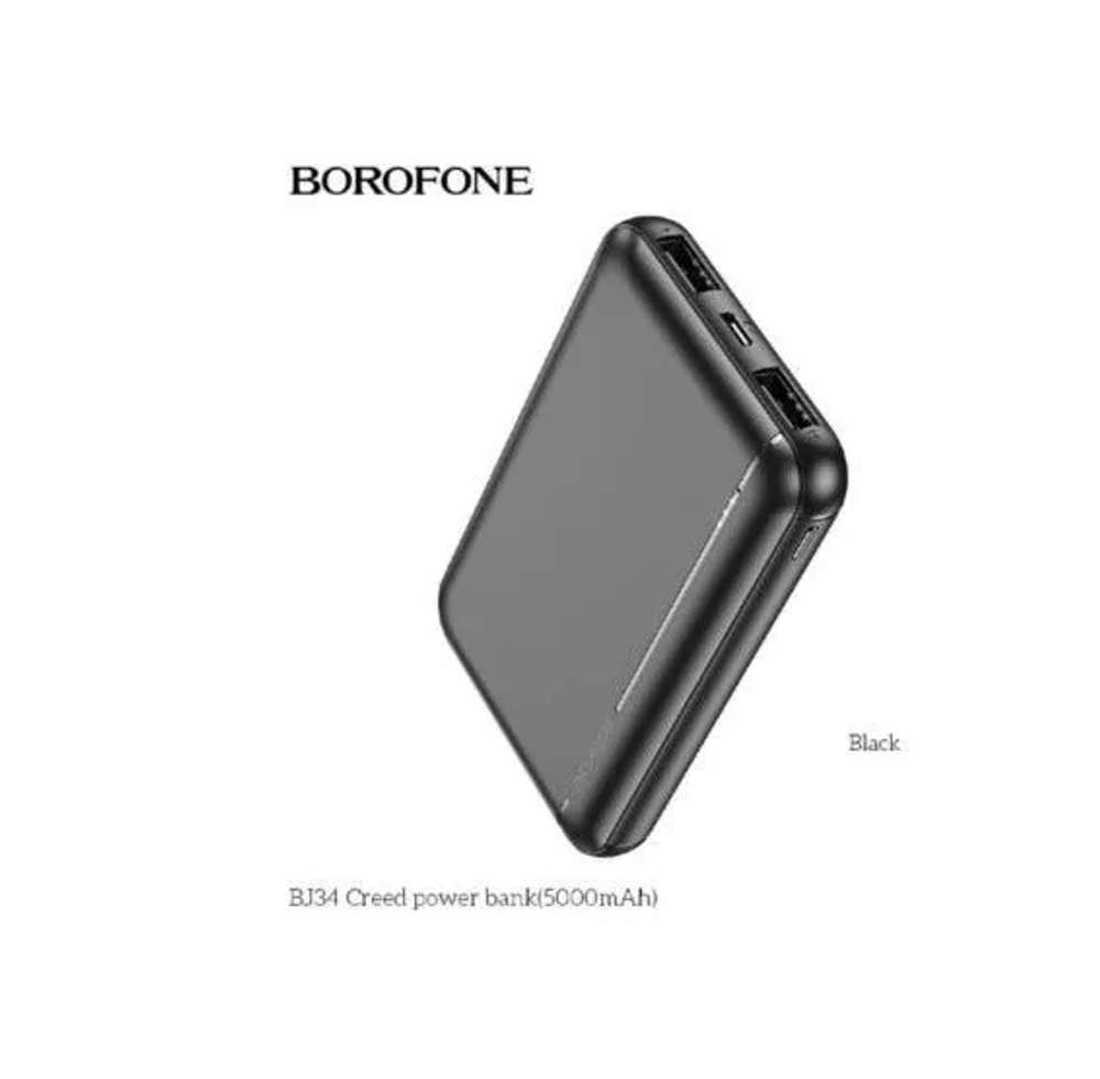 Портативный аккумулятор BOROFONE BJ34 5000 mAh (черный)