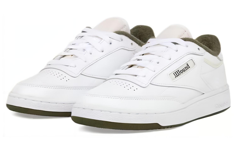 Кроссовки Reebok Club C Jjjjound White Olive