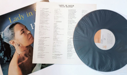 Винтажная виниловая пластинка LP Billie Holiday With Ray Ellis And His Orchestra Lady In Satin (Japan 1975)