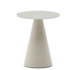 Приставной столик Wilshire Ø35х45 см серый, сталь, стекло