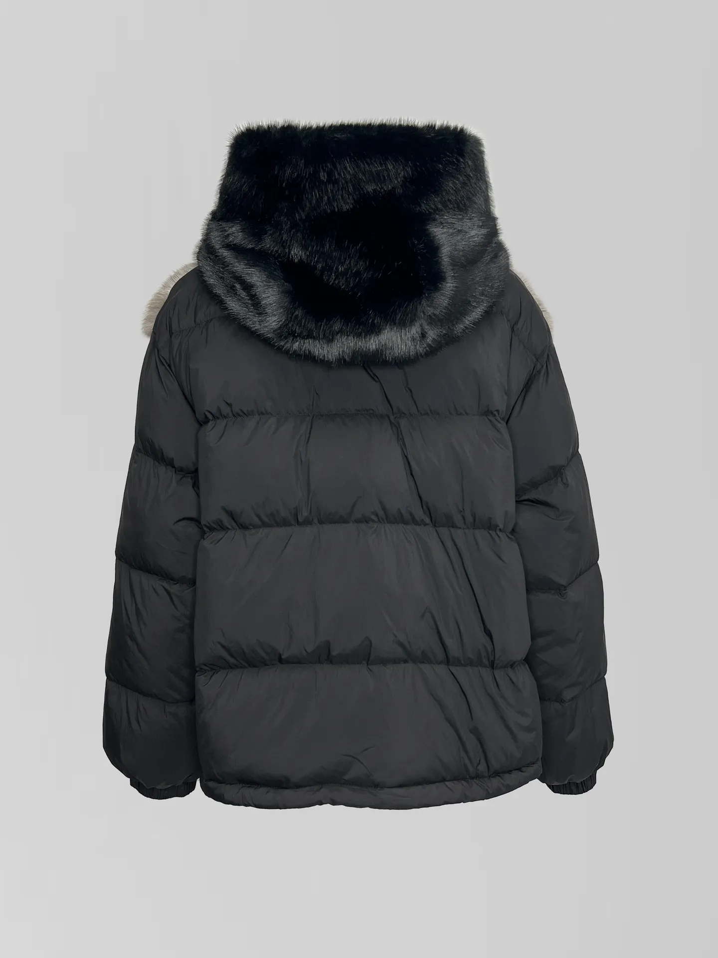 Куртка ALLURE YKE5225 с меховыми вставками и капюшоном