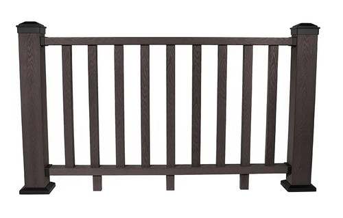 Ограждение из ДПК SINGARAJA 3D Wood 1575 мм коричневое